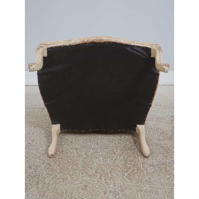 Pair of Crackle Paint Louis XV Fauteuils Armchairs For Sale - Image 18 of 18