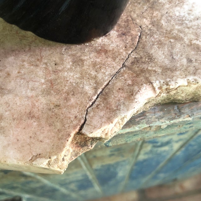 Asian Style Shark Statue on Marble Base For Sale - Image 12 of 12