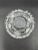 Vintage Clear Glass Rose Etched Vanity Trinket Dish- Scalloped Edges For Sale - Image 10 of 18