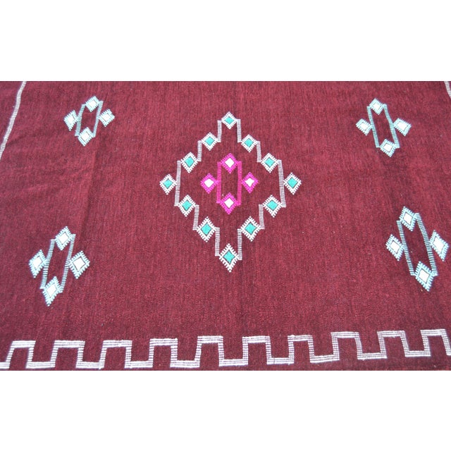 Moroccan Moroccan Rug- 3' X 4'10" For Sale - Image 3 of 5