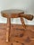 Wood Vintage Mid 20th Century Wood Tri-Leg Milking Stool For Sale - Image 7 of 10