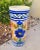 1990s Vintage Ceramic Floral Colorful Umbrella Holder Stand For Sale - Image 5 of 7