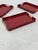 Gold Enameled Metal and Brass Trays from MB Italia, 1960s, Set of 3 For Sale - Image 8 of 15