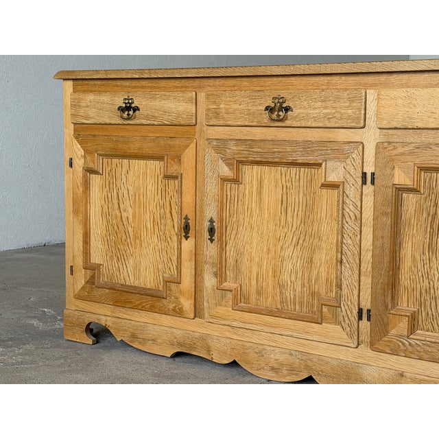 Mid-Century Modern Mid-Century Modern Oak Sideboard from Hundstrup Møbelfabrik, 1970s For Sale - Image 3 of 15