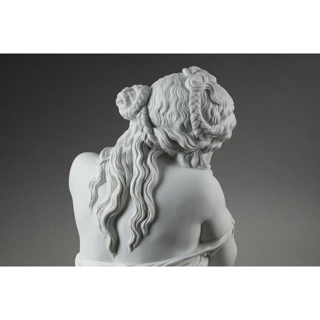Bust in Biscuit in the style of Jean Antoine Houdon, 1900 For Sale - Image 16 of 18