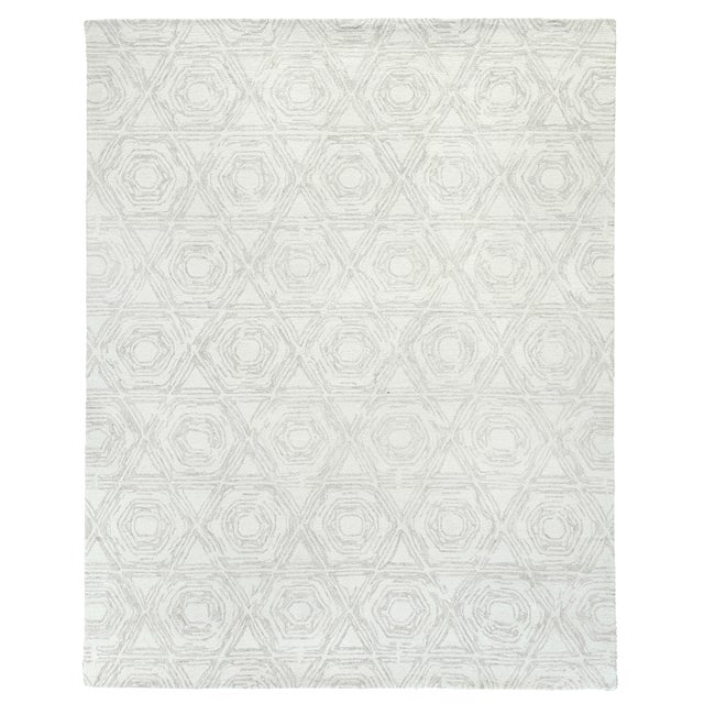 Exquisite Rugs Melbourne Hand Loom Wool & Cotton Beige - 10'x14' For Sale - Image 9 of 9