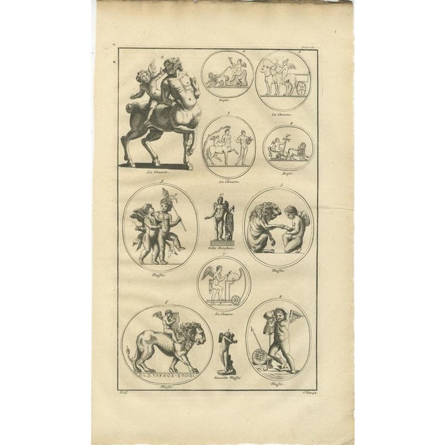 Putti & Cupid, 18th Century, Copper Engravings, Set of 3 For Sale - Image 4 of 9