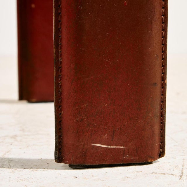 Pietro Costantini Leather Dining Chairs, 1980s, Set of 4 For Sale - Image 12 of 18