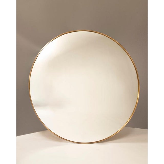 Not Yet Made - Made To Order Convex Mirror with Brass Frame by Johanna Grawunder For Sale - Image 5 of 10