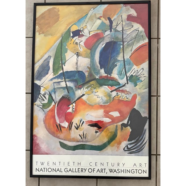 Late 20th Century Wassily Kandinsky Exhibition Poster “Improvisation 31” For Sale - Image 4 of 8