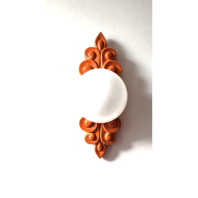 Large Ceramic Wall Lamp, 1960s For Sale - Image 3 of 6