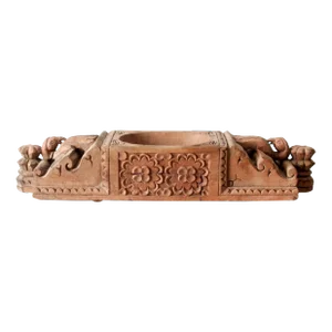 Antique Carved Wooden Centerpiece