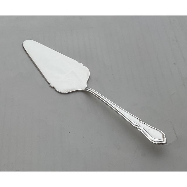 Traditional 1970s "Silver Small Pie/Cake Server, Du Barry For Sale - Image 3 of 11