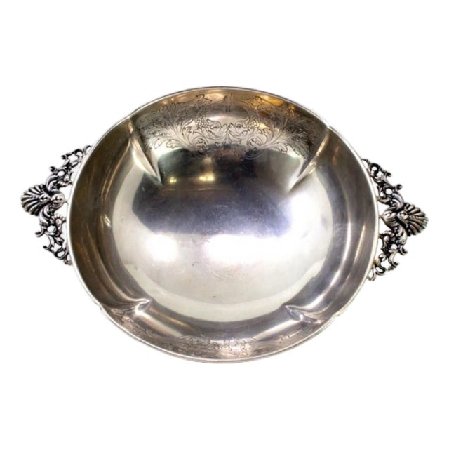 Silver Candy Box with Floral Reliefs For Sale