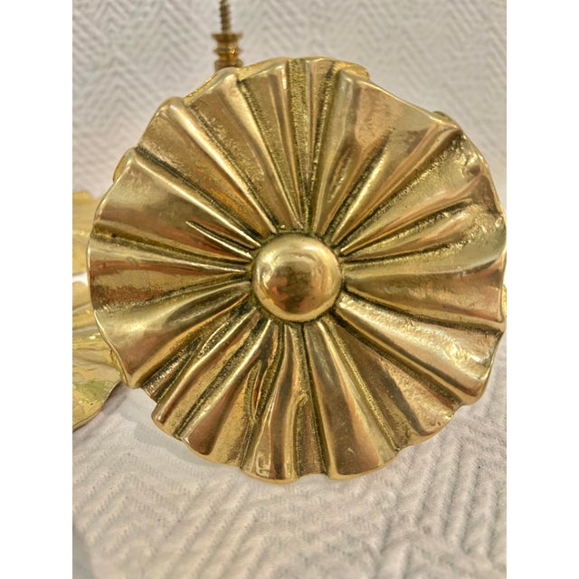 Late 20th Century Andrea by Sadek Hollywood Regency Brass Rosette Style Curtain Tiebacks - A Set of 4 For Sale In New Orleans - Image 6 of 8