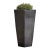 Faro Tall Square Planter - Graphite Gray Terra Cotta Planters For Sale