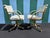 Metal A Pair of Early 1990s Post Modern Brass Rolling Dining Chairs by Cal-Style Furniture. For Sale - Image 7 of 18