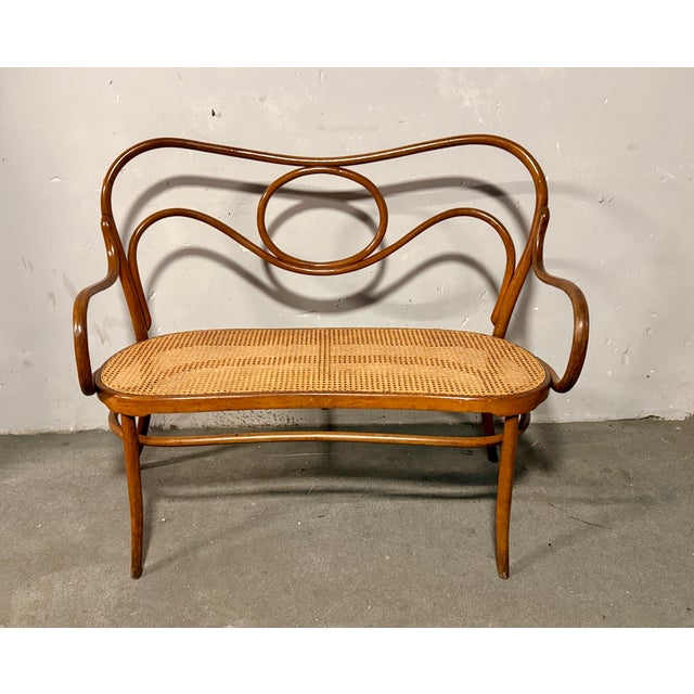 Wood Vintage Sofa by Michael Thonet for Thonet, 1890s For Sale - Image 7 of 7