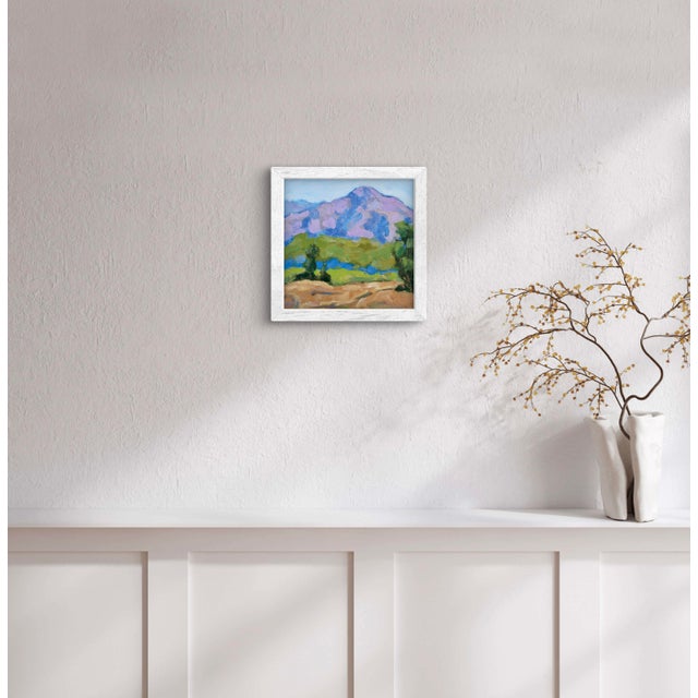 Green Modern Contemporary Impressionist Oil Painting For Sale - Image 8 of 8