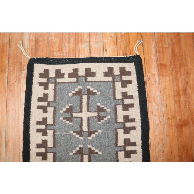 Mini Navajo Rug no. j2760 For Sale - Image 4 of 4
