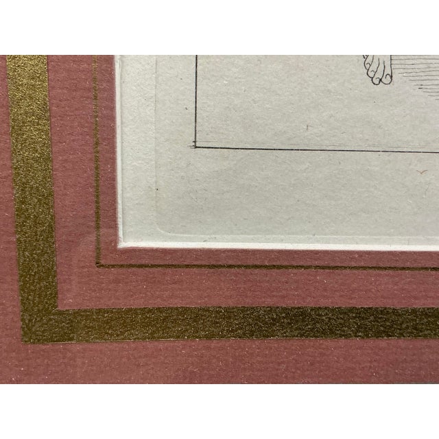 Sculpture Materials “Agamemnon” Vintage Framed Engraving After John Flaxsman For Sale - Image 7 of 11