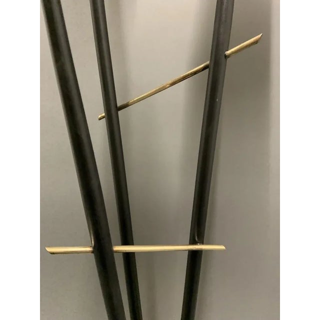 Metal 3-Light Floor Lamp, France, 1950s For Sale - Image 7 of 11