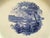 Beautiful blue transferware platter and it is unusual to find one that is this large and round. I would call it a platter,...