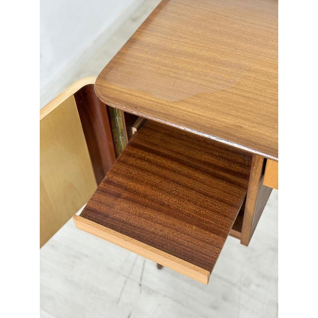 Vintage Desk in Birch, 1960s For Sale - Image 5 of 10