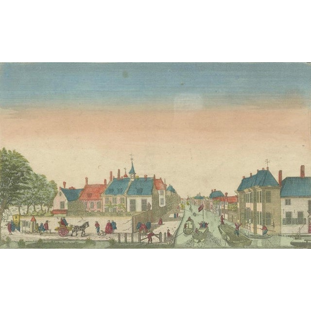 Optical Print of Delft Canal by Jean-François Daumont, 1770s For Sale - Image 6 of 7