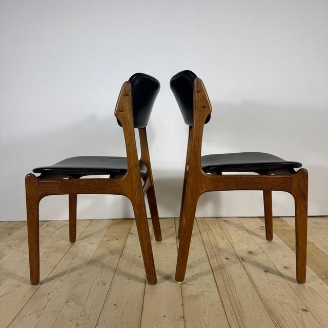 Vintage Rosewood Chairs by Erik Buch, 1960s, Set of 4 For Sale - Image 5 of 11