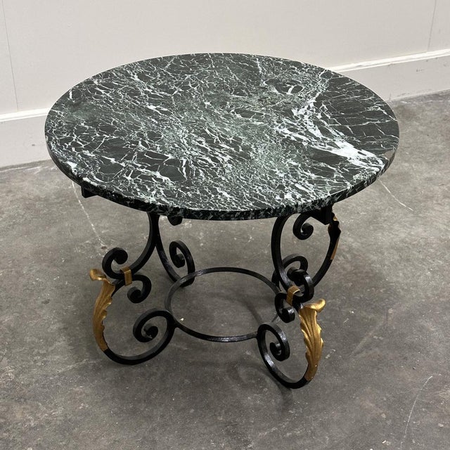 Contemporary Neoclassical French Revival Coffee Table in the style of Hollywood Regency, 1970s For Sale - Image 3 of 13