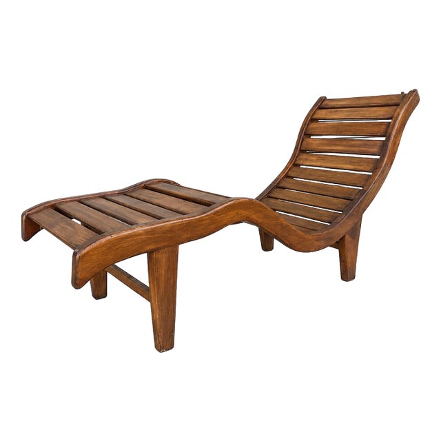 Italian Modern Sculptural Chaise Longue, 1960s For Sale