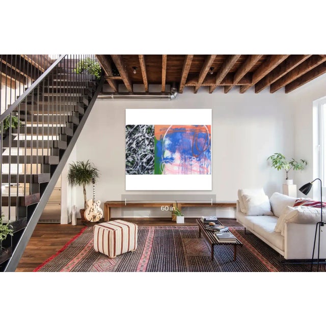 Mirtha Moreno, Abstract Expressionist Painting on Panel Titled "Crossroads", 2020 For Sale - Image 10 of 10