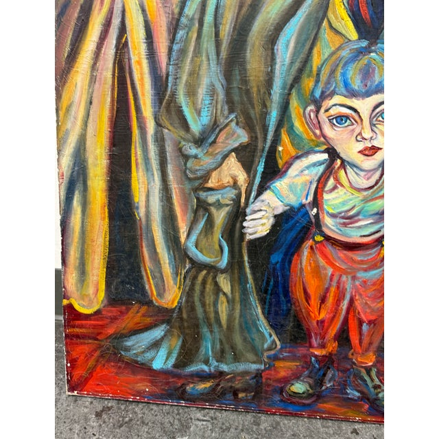 Original Acrylic on Canvas Painting, Artist Unknown For Sale - Image 4 of 12