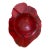 Mid 20th Century Brutalist Red Alabaster Carved Stone Ashtray For Sale