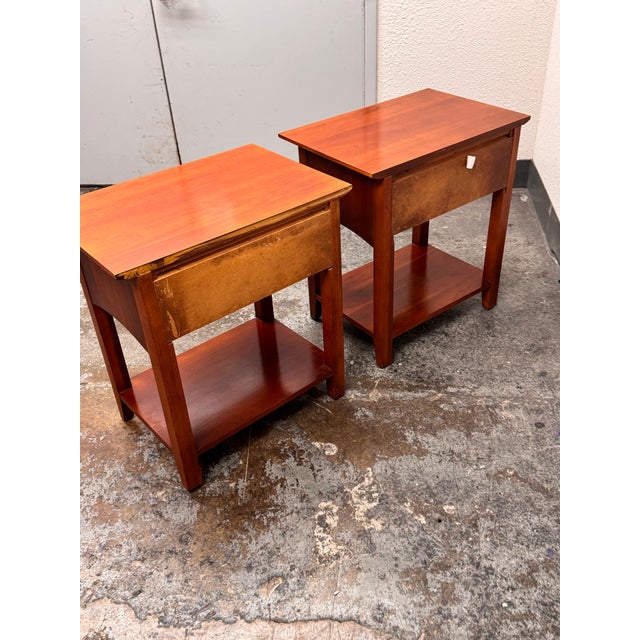 Circa 1999 Impressions by Thomasville Bridges Collection Nightstands, Pair For Sale - Image 10 of 12