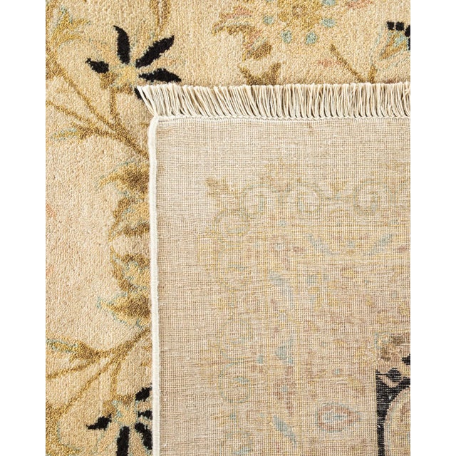 2000 - 2009 Mogul, One-of-a-Kind Hand-Knotted Area Rug - Ivory, 10' 1" x 13' 7" For Sale - Image 5 of 8