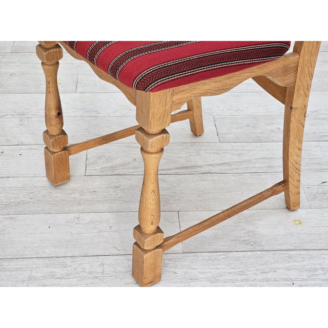 Danish Dining Chairs in Furniture Wool, 1970s, Set of 6 For Sale - Image 12 of 18