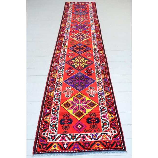 Late 20th Century Turkish Kilim Runner-2′9″ × 11′9″ For Sale - Image 13 of 13