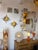 Metal Hammered Glass Silver Iron Star Sconces by Biancardi, Italy, 1970s, Set of 3 For Sale - Image 7 of 17