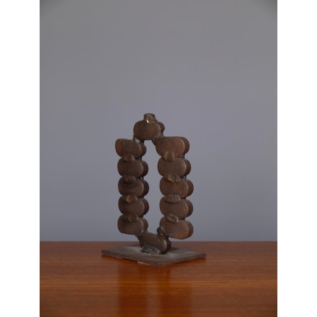 1970s Abstract Sculpture in Iron from Theo Niermeyer, 1970s For Sale - Image 5 of 8