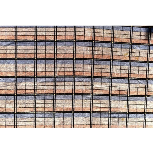 Textile Divan Blanket in Velvet with Plaid Decor, Germany, 1928 For Sale - Image 7 of 12