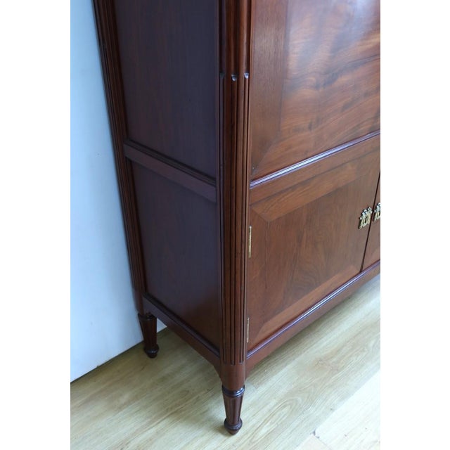 Louiis XVI Mahogany Guillotine Secretaire For Sale - Image 15 of 18