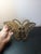 Asian Antique 1940s Ornate Brass Butterfly Door Knocker For Sale - Image 3 of 5