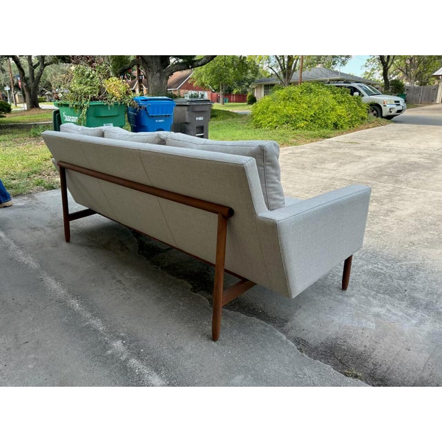 2020s Mid Century Danish Modern Sofa For Sale - Image 5 of 8