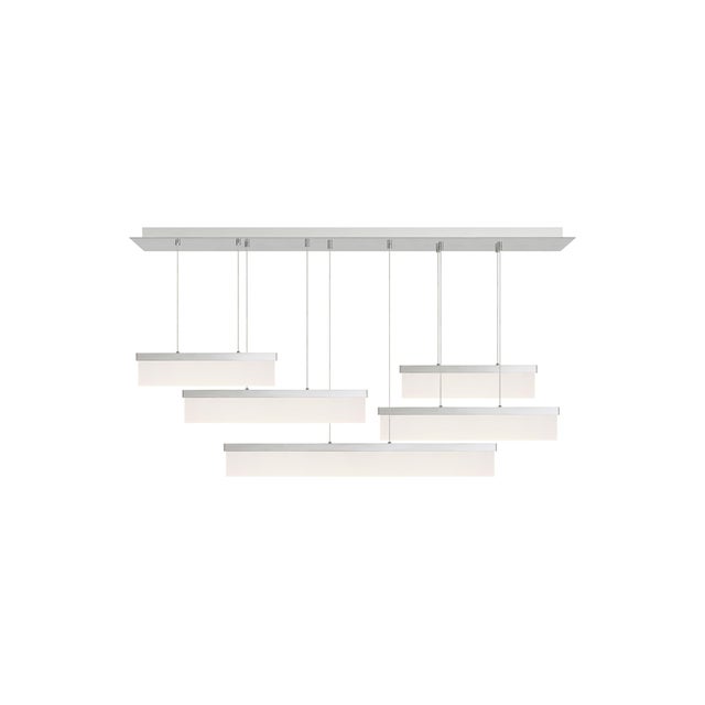 Sweep by Sean Lavin for Tech Lighting is a modern architectural linear suspension designed with five ultra-thin...