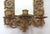 Victorian 19th C. Gilt Metal Wall Sconce W/ Beveled Mirror Antique Victorian For Sale - Image 3 of 8