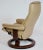 Beige Ekornes Stressless Consul Recliner Leather Chair For Sale - Image 8 of 11
