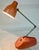 Adorable articulateted foldable small desk lamp by Hamilton Industries. Circa 196-s. Hi and low setting. Metal shade and...