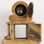 Triptych Clock in Yellow Marble and Gilded Bronze, Set of 3 For Sale - Image 14 of 16